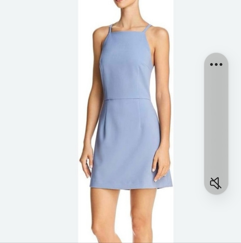 French Connection Light Blue Mini Dress